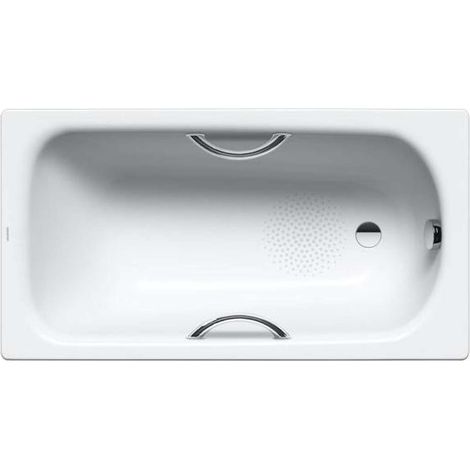Kaldewei Badewanne Saniform Plus Star rechteckig 410x700x1400mm 67l Alpinweiß m. Antislip, GL, ÜL, o. PEFF (1/3)