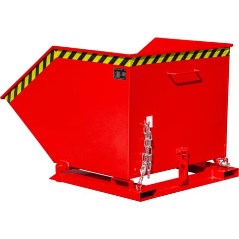Bauer Südlohn Benne basculante à copeaux SKK 1000, laquée, rouge feu (1/2)