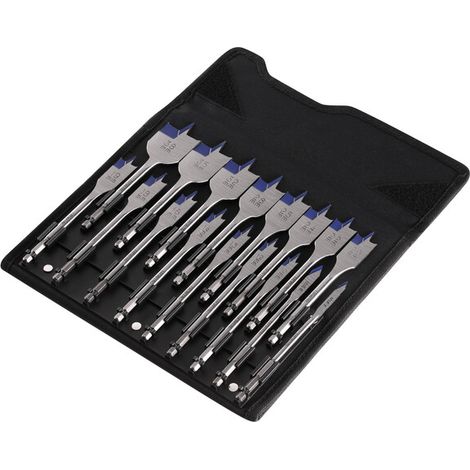 Juego de brocas para madera Blue Grooves, 4 unidades, 17 piezas - I-IW4041002 (1/4)