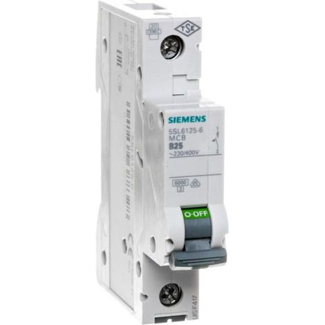 Disyuntor de CA SENTRON 5SL6 1P B 25A 6kA 5SL61256