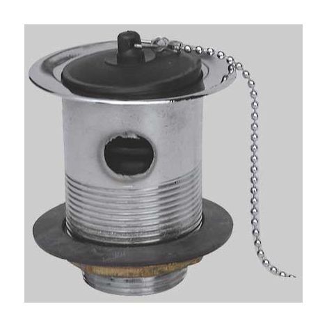 PILETTONE IN OTTONE CROMATO 11/4 Ø 80