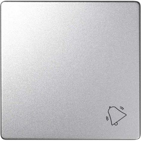 Tecla simple pulsador con gra. campana aluminio frío SIMON 82 DETAIL 82017-93