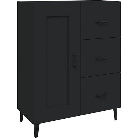 Sideboard Schwarz 69,5x34x90 cm Holzwerkstoff vidaXL