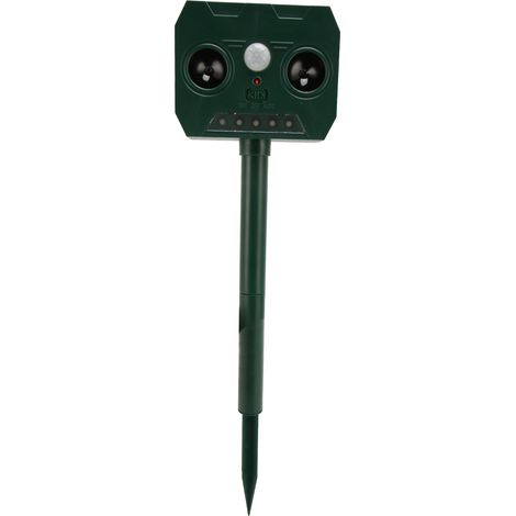 Chasseur ultrasonique solaire pour animaux, répulsif oiseaux chien étanche avec détecteur pour jardin potager ferme (1/5)