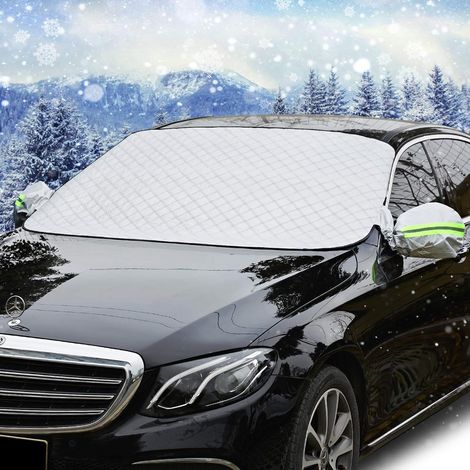 Couverture Pare Brise Voiture, Protection Pare Brise Hiver, Protege Pare Brise Givre, Universelle pour Voiture Anti Givre, Neige, Glace, Pluie et Soleil, Repliable(154 x 115cm) (1/5)