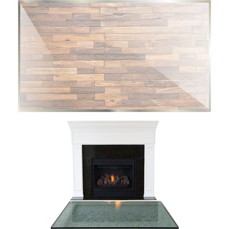 VIDRIO PARA CHIMENEA, BASE DE VIDRIO TEMPLADO GOAT, DIMENSIONES 80x52 TRANSPARENTE (1/5)