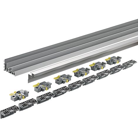 Profil de course 2300mm argenté HETTICH
