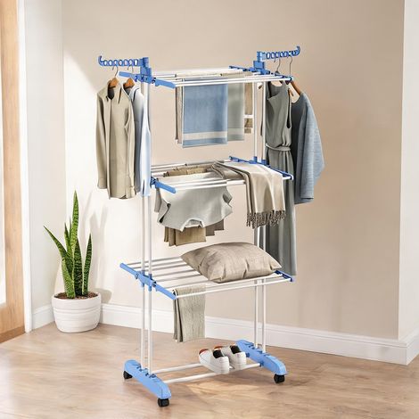 Porte-manteau azul e Branco en aço e PP (1/5)