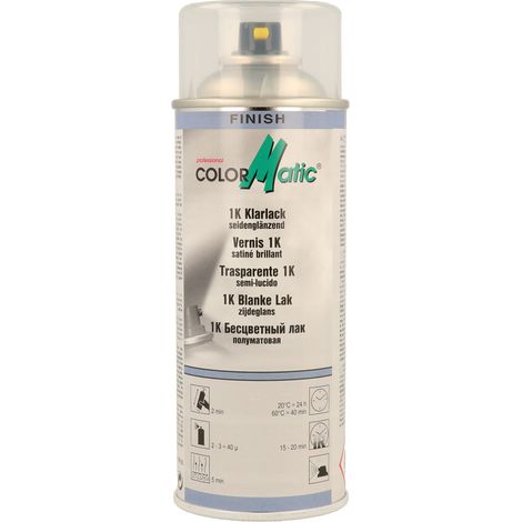 VERNIS INCOLORE 1K SATINE 400ML COLORMATIC