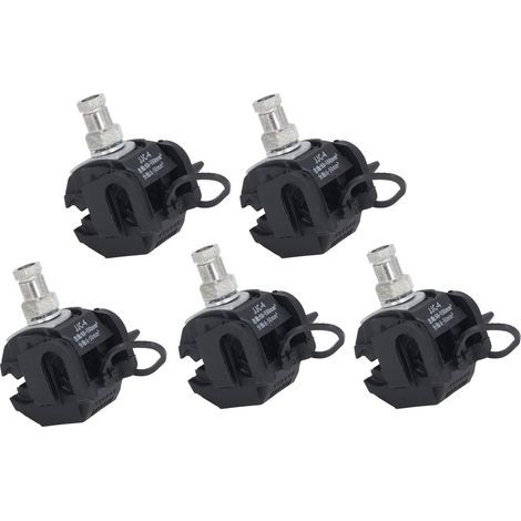Pack of 5 No-Peel Drill Connectors for Tin-Plated Copper PVC Cable, 1KV, for Industrial Power Supply (1/5)