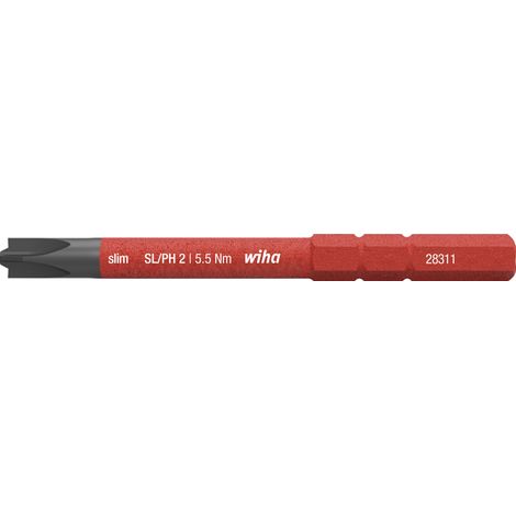 Wiha Bit slimBit electric PlusMinus/Phillips SL/PH2 x 75 mm (34588)