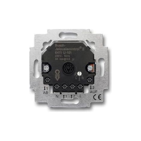 Busch-Jaeger Jalousiecontrol-Einsatz 2Schliesser 3A 690VA 6411 U-101 (1/5)