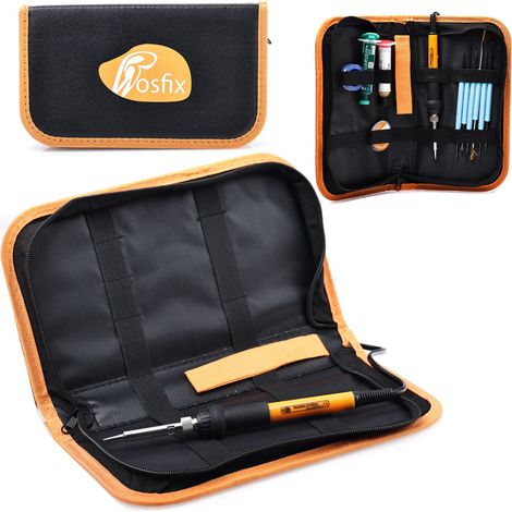 Organizer per Attrezzi Rosfix 265x140x50mm – Custodia Resistente e Compatta Accesso Rapido, 24 Scomparti Ideale per Elettronica e Fai da Te