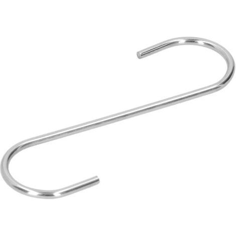 Gancio a S in acciaio inox per appendere mangiatoie per uccelli, piante, cestini e lanterne. (1/4)