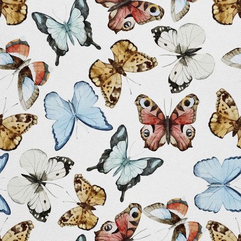 Tissu d'extérieur décoratif Oxford - Motif papillon I DX091 (1/5)