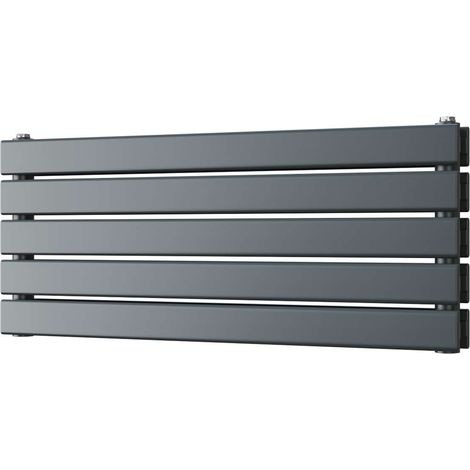 Typhoon Axis - Anthracite Horizontal Radiator H340mm x W800mm Double Panel