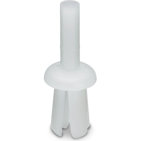 Clip serre-câbles Phoenix Contact, Ø max 6mm en Nylon type Rivet relié au corps ( Prix pour Paquet de 100 )
