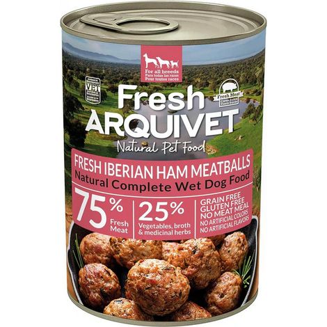 Umido Cane - Polpette di prosciutto 400 gr Arquivet Fresh