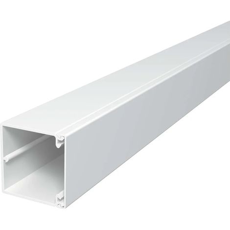 Goulotte murale et de plafond OBO WDK60060LGR avec perforation de base 60x60x2000 PVC 6027105 (1/3)