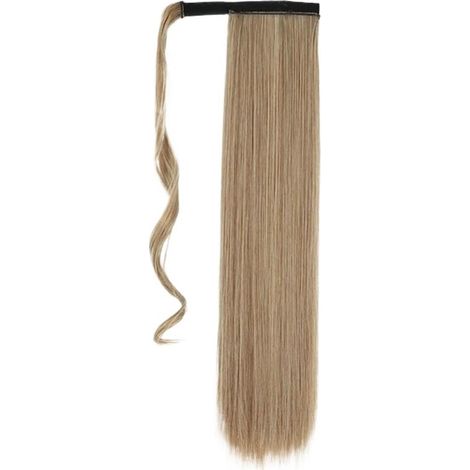 Chignon Cheveux Postiches Extension De Cheveux Synthétiques En Queue Cheval, Postiche Naturel À Clipser, Coiffure Noire Bordeaux Résistante La Chaleur(M12-613,22inch-55cm)