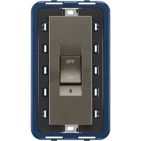 VIMAR - 19019.M Schalter 2P 45A 5M Metall