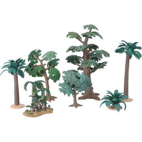 Miniature Arbre Décoratif pour Paysage DIY Modèle de Micro Paysage Naturel Accessoire de Décoration pour Maison Bureau Aquarium et Table de Sable (1/5)