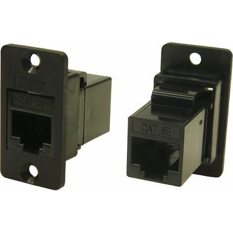 Connecteur RJ45 cat 5e RS PRO Femelle Montage panneau, ports ( Prix pour 1 )
