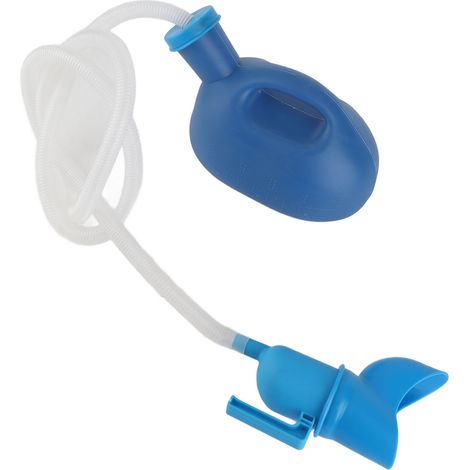 Urinoir unisexe de 2000 ml, bouteille étanche avec long tube flexible pour personnes âgées (1/5)