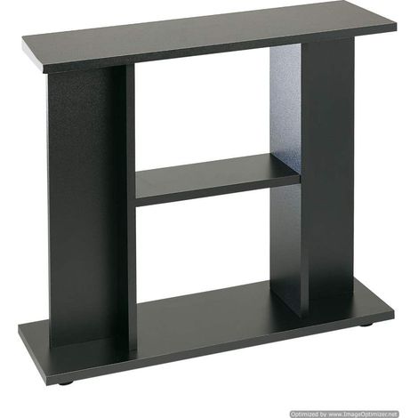 Amtra System 80 - Mobile Acquario in Legno di Colore Nero, Dimensioni 80 x 32 x 70 cm - Supporto Robusto in Stile Classico ed Essenziale per Avere un Kit Accessori Acquario Completo - Made in Italy