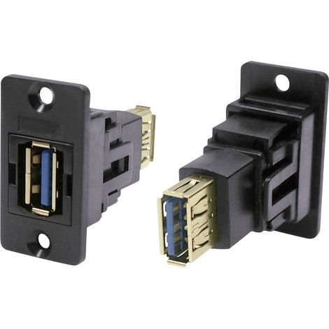 Adattatore, Presa Presa USB tipo A ⇔ su presa USB tipo A CP30605NX Cliff Contenuto: 1 pz.