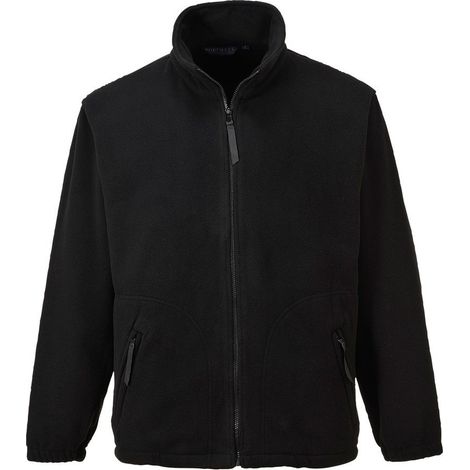 Giacca in pile pesante Portwest Argyll Nero 5XL