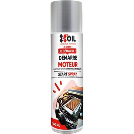 Bombe aérosol démarrage moteur X'oil équivalent Start Pilot