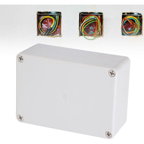 IP65 wasserdichte Anschlussdose 83 x 58 x 34 mm, elektrische Außenanschlussdose aus ABS (1/5)