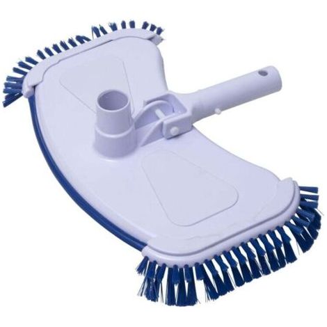 Cepillo para el fondo de la piscina – Aspiradora blanca