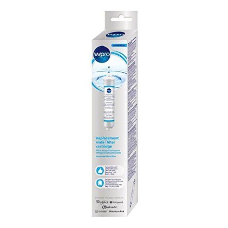 Cartouche filtre à eau d'origine WPRO USC100 (481281718629, 484000008553) Réfrigérateur, congélateur AEG, ARISTON HOTPOINT, ARTHUR MARTIN ELECTROLUX, DAEWOO, DE DIETRICH, HAIER, LG, SAMSUNG, SIEMENS (1/2)