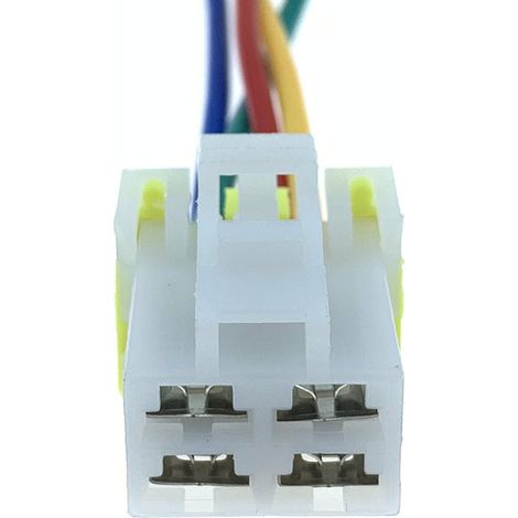 Connecteur automobile DJ70417Y-6.3-11/21, connecteur 4 broches 7122-6040 (usage domestique) 7123-6040 -- Fiche simple