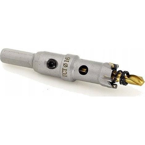 couronne de perçage geko carbure 16 mm argenté (1/3)