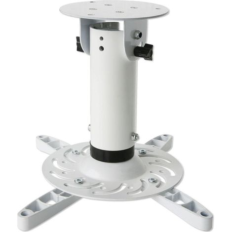Techly Staffa Universale a Soffitto per Proiettori Bianco (1/5)