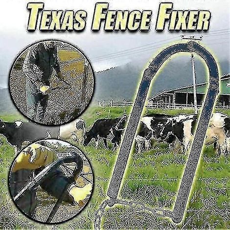 Texas Fence Fixer,iron Garden Fence Fixer Repair Tool Strong Corrosion Resistance Anti Rust Barbed Wire Fence Stretcher Tool-m.850 (1/4)
