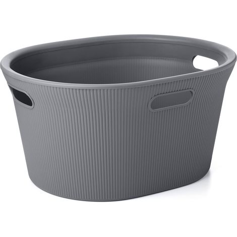 Tatay Baobab Panier à Linge 35L Gris Anthracite (1/2)