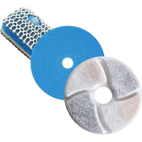 Filtre de remplacement pour fontaine à eau pour animaux de compagnie 10,5 cm avec éponge en forme de C (pack de 5) (1/4)