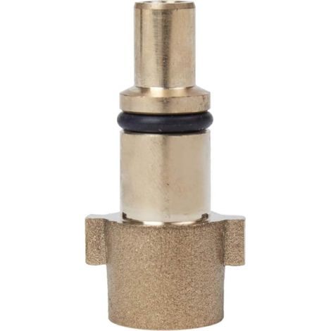 Adaptateur Haute Pression Universel - Lot de 10 Pièces - Laiton Chromé - Connexion M22 et Baïonnette - Pour Kärcher Nilfisk Bosch Parkside - Compatible M22x1,5 et 1/4 Pouces (1/2)