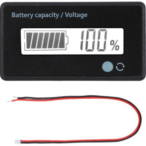GY-6D PCB Affichage Moniteur de Batterie 12-84V avec Alarme Sonore et Lumineuse HTN (Lumière Blanche) (1/5)