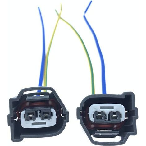 Connecteur de faisceau de bobine d'allumage haute tension compatible avec Hyundai Accent, Kia Rio et Citroën Cerato -- JB1108-2P
