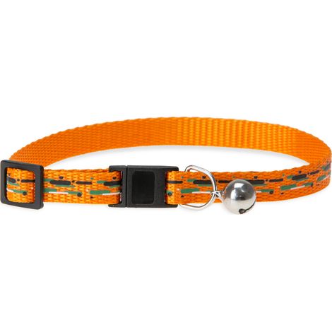 K ART SPORTIV PLUS CAT COLLAR, 10 MMX30 CM CAMPANA, STRIPE