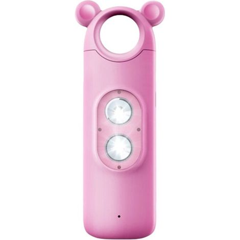 Alarma personal de 130 dB, alarma de seguridad personal para mujeres, llavero de autodefensa, rosa.