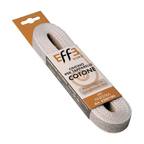 CINTINO AVVOLGIBILI COTONE AVANA/GRIGIO - MM 22 GR/MT 18 MT  5- 12 pezzi