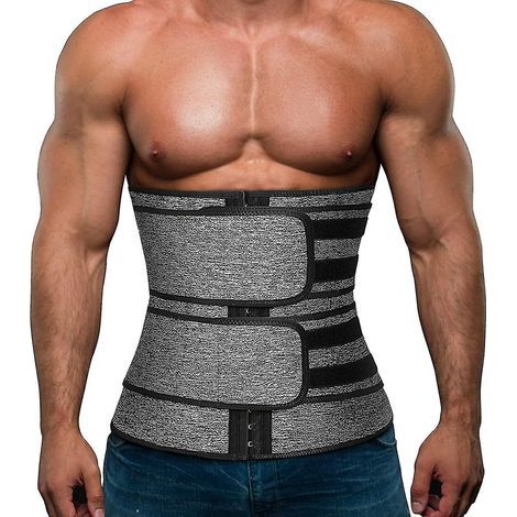 Fitness-Trainingsgürtel für Herren zur Fettverbrennung, Größe XL, Schwarz (1/5)