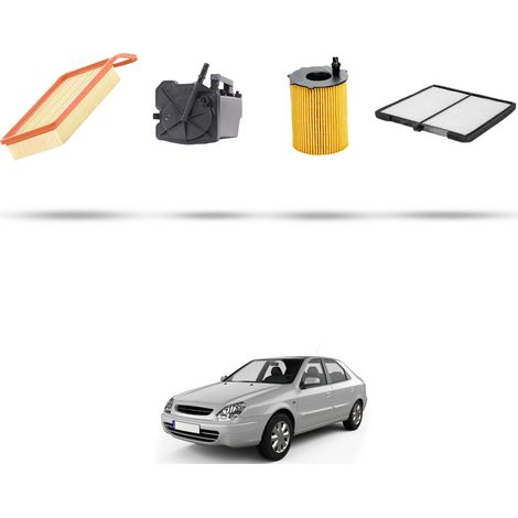 Kit tagliando 4 filtri compatibile con Citroen Xsara 1.4 HDi 50kw dal 2003 (1/5)