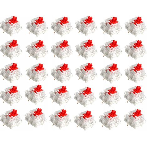 RK Red Switch Schalter, 30 Stück für mechanische Tastaturen (1/4)